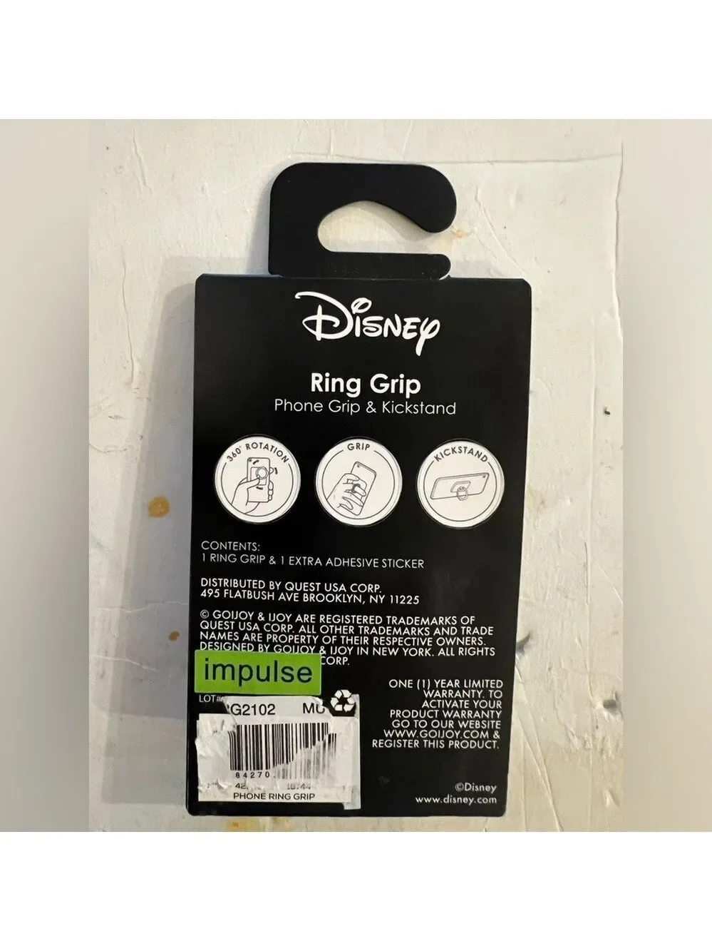 Disney Buzz Lightyear SpinPop Pop Grip Phone Holder Factory